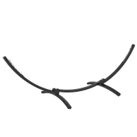 Outsunny 12' Hammock Stand with Steel Frame, Hammock Chair Stand Only for Garden, Camping, Picnic, Outdoor, Patio, Grey(m-11)