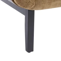 Modern-Scandinavian Accent Chair with Ergonomic Wrap-Around Backrest, Sturdy Armchair for Living Room, 31.5" L x 30.5" W x 31" H, Tan(m-7)