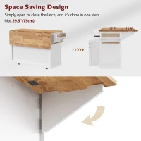 Rolling Kitchen Island with 3 Drawers and Adjustable Shelves, Stylish Kitchen Cart for Kitchen or Dining Area, 54'' L x 29.5'' W x 36'' H, White(m-8)