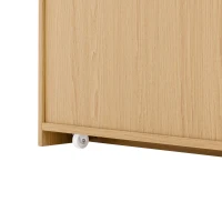 Extendable Dining Table with Folding Tabletop, Multi-Functional Kitchen Island with Drawers, 57.5" L x 32.5" W x 38" H, Creamy White+Natural(m-14)