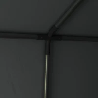 Outsunny Galvanized 7' x 12' Outdoor Storage Tent, Heavy Duty and Waterproof Portable Shed for Bike, Motorcycle, Tools, Gray(m-11)