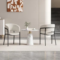 Modern Corduroy Side Chair with Ergonomic Curved Back, Minimalist Lounge Chair for Living Room, 30.5" L x 21.5" W x 19.5" H, Beige(m-1)