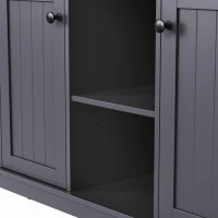 Modern Black Kitchen Island Set with 2 Bar Stools, Versatile Kitchen Cart Set with Drop-Leaf Counter, 53" L x 29.5" W x 36.5" H, Black(m-9)