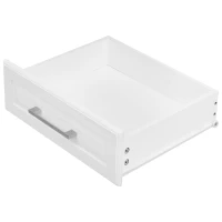 Rolling Kitchen Island with 2‑Tier Pull-Out Organizer, Versatile Storage Cabinet for Open-Plan Kitchens, 50.5'' L x 26.5'' W x 35.5'' H, White(m-13)