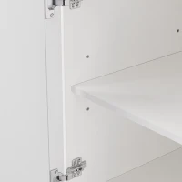 Rolling Kitchen Island with 3 Drawers and Adjustable Shelves, Stylish Kitchen Cart for Kitchen or Dining Area, 54'' L x 29.5'' W x 36'' H, White(m-12)