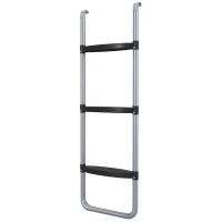 Soozier Trampoline Ladder Steel, 2/3 Steps Outdoor Trampoline Accessories, 38 Inch Length(m-2)