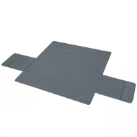 PawHut Waterproof Sofa Cover 3 Seater, Soft Couch Cover for Dogs Cats Pets, Non Slip Sofa Slipcoevr with Elastic Straps(m-2)