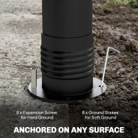 Outsunny 10' x 10' Retractable Pergola Canopy, Outdoor Pergola with Curtains, Metal Garden Gazebo Sun Shade Shelter for Patio(m-7)