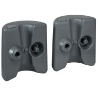 Outsunny HDPE Tent Weights Set of 4, Canopy Weights, Filled with Water or Sand, 106 LBS, Light Grey(m-9)