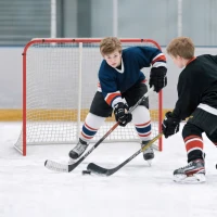 Soozier Hockey Net, Easy Set Up Hockey Goal with Steel Frame, PE Mesh, Outdoor Hockey Training Equipment for Garden, Backyard(m-7)