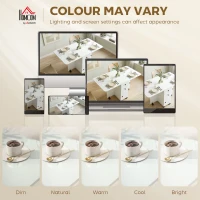 HOMCOM Drop Leaf Dining Table, Mobile Folding Table on Wheels with Drawers and Cabinet for Dining Room, Kitchen, Marble White(m-9)