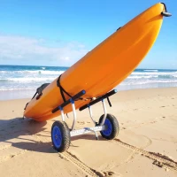 Soozier Kayak Cart Dolly Kayak Cart with Adjustable Width, Sky Blue(m-1)