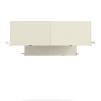 Outsunny 2 Pcs UV Protection Pergola Replacement Canopy, Pergola Shade Cover, Easy to Install, for 10' x 10' Pergola, Cream White(m-12)