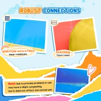 Outsunny Bounce Castle Inflatable Trampoline Slide Pool Rocket Design 11.14' x 9.18' x 6.06'(m-6)