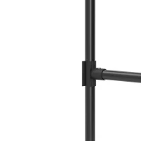 Outsunny 8FT Metal Garden Arch Trellis for Climbing Plants, Ceremony, Wedding Decoration, Black(m-11)