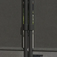 Outsunny 3 Panel Folding Outdoor Privacy Screen, 5.8FT Tall Room Divider with UV30+ Protection, Freestanding Privacy Panel Partition with Stable Base for Indoor Outdoor, Dark Grey(m-11)