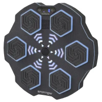 Soozier Music Boxing Machine for Adults, Wall Mounted Music Punching Machine with 9 Speeds & Modes, LED Lights(m-2)