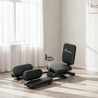 Soozier Leg Stretcher, 180° Adjustable Leg Split Machine with Handwheels, Leg Stretching Equipment for Flexibility(m-9)