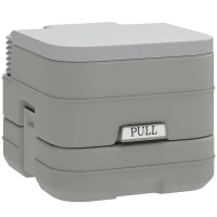 Outsunny Portable Camping Toilet, Porta Potty with 2.6 Gal Waste Tank & 2.6 Gal Flush Tank, Leak-Proof and Odourless(m-11)