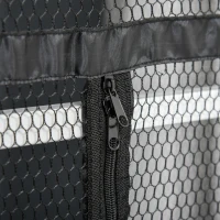 PawHut 79" Cat Cage, Large Outdoor Kitten House, Indoor Cage Pet Kennel Playpen with 3 Platforms Door 4 Sandbags - Grey(m-10)