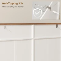 HOMCOM Shoe Storage Cabinet with 4 Flip Drawers, Farmhouse Narrow Shoe Cabinet, Holds Up to 24 Pairs, White(m-10)