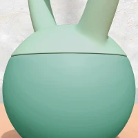 Soozier 22 lb Soft Kettlebell, Sand Filled Weight w/ Grip Handle, Kettlebell Weight for Full Body Workout, Green(m-9)