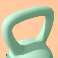 Soozier 22 lb Soft Kettlebell, Sand Filled Weight w/ Grip Handle, Kettlebell Weight for Full Body Workout, Green(m-10)