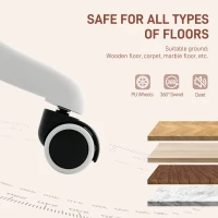 HOMCOM Office Chair, Armless Swivel Desk Chair with Adjustable Height, Backrest, Tilt Function for Office, Vanity, Pink(m-7)