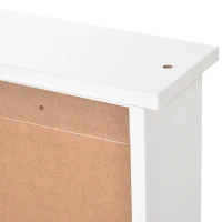 kleankin Medicine Cabinet, Wall-Mounted Bathroom Mirror Cabinet with Double Doors, Open Shelf, and Adjustable Shelf, Modern Bathroom Wall Cabinet, White and Grey(m-11)