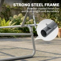 Outsunny Outdoor Lounge Chair, Adjustable Folding Chaise Lounge, Tanning Chair with Sun Shade for Beach, Camping, Hiking, Backyard, Light Grey(m-9)