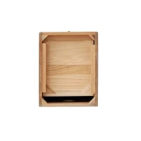 Minimalist Nightstand with Solid Wood Drawer Slides, Versatile Storage Cabinet for Bedroom or Entryway, 12″ L x 15″ W x 30″ H, Oak(m-9)