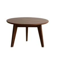 Mid Century Coffee Table with 2-Tier Design & Non-Toxic Finish, Low-Profile Side Table for Living Room, 23.5″ L x 23.5″ W x 13.5″ H, Oak(m-2)