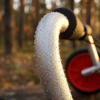 Soozier Kayak Cart, Foldable Canoe Trolley Cart with 10'' Solid Tires, Nonslip Support Foot & Tie-Down Straps, for Kayaks Canoes Paddleboards Float Mats Boats, Aluminum Frame(m-10)