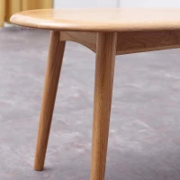 Multifunctional Dining Bench with Metal-Reinforced Construction, Sturdy Wood Bench for Entryway or Kitchen, 47″ L x 12″ W x 16″ H, Oak(m-10)