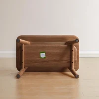 Solid Shoe Bench with Coat Rack and Solid Oak Construction, Modern Hall Tree for Living Space, 31.5″ L x 13.5″ W x 65.5″ H, Walnut(m-5)