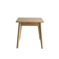 Extendable Dining Table with Diagonal Legs & Rounded Corners, Versatile Kitchen Table for 6-8 People, 59″ L x 31.5″ W x 29.5″ H, Light Oak(m-12)