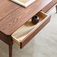 Solid Coffee Table with Hidden Storage & Soft-Close Lift, Versatile Center Table for Work or Dining, 39.5″ L x 23.5″ W x 17.5″ H, Walnut(m-5)