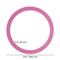 Soozier 12FT Trampoline Spring Cover, Trampoline Pad Replacement, Waterproof and Tear-Resistant, All-Weather Trampoline Accessories, Pink(m-3)
