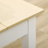 HOMCOM Kitchen Table, Dining Table for 4 to 6 People, 46.9" W x 27.6" D x 29.5" H, Oak(m-9)