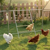 PawHut Chicken Roost for Coop, Jungle Gym Roosting Bar, 55" x 33.75"(m-10)