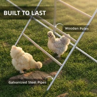 PawHut Chicken Roost for Coop, Jungle Gym Roosting Bar, 55" x 33.75"(m-5)