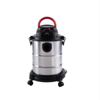 3-In-1 Shop Vacuum with 32mm Universal Nozzle & 360° Swivel Casters, One-Click Blower for Home, Garage, 14″ L x 14″ W x 21.5″ H, Black(m-12)