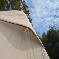 Inflatable Camping Tent with Hand Pump & Inflatable Beam Frame, Waterproof Cabin Tent for 4-8 People, 157.5″ L x 118″ W x 78.5″ H, Beige(m-5)