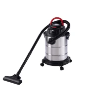 3-In-1 Shop Vacuum with 32mm Universal Nozzle & 360° Swivel Casters, One-Click Blower for Home, Garage, 14″ L x 14″ W x 21.5″ H, Black(m-13)