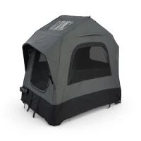 Inflatable Truck Roof Tent with Electric or Hand Pump, Quick-Setup Camping Tent for Overland Trips, 86.5″ L x 57″ W x 52.5″ H, Black+ Gray(m-2)