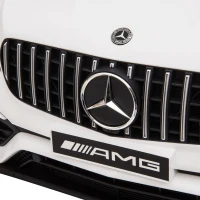 Aosom 12V Toddler Ride On Car with Remote Control, Mercedes Benz AMG GLC63S Coupe, Electric Car with 2 Speed, MP3 Player, Light, Horn, Songs, Suspension, White(m-15)
