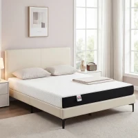 HOMCOM King Mattress 8 Inch Memory Foam Mattress in a Box, Pressure Relief & Lumbar Support, CertiPUR-US Certified, Medium Firm(m-10)