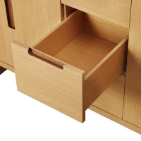 Modern Bathroom Vanity with Soft-Close Hinges & Hidden Drawer Slides, Elegant Vanity Cabinet with Resin Sink, 59.5'' L x 20'' W x 34'' H, Wood(m-11)