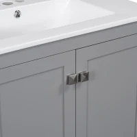 Tall Bathroom Storage Cabinet with 2 Drawers and Adjustable Shelves, Space-Saving Storage Vanity for Neat Space, 17.5'' L x 14'' W x 63'' H, Black(m-12)