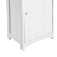 HOMCOM Tall Wooden Bathroom Cabinet Storage Organizer Kitchen Bedroom Decorative(m-12)